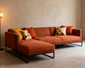 Contemporary L-Shaped Sectional – Industrial Modern Design