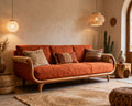 Bohemian Three-Seater Sofa – Artisan-Inspired Design